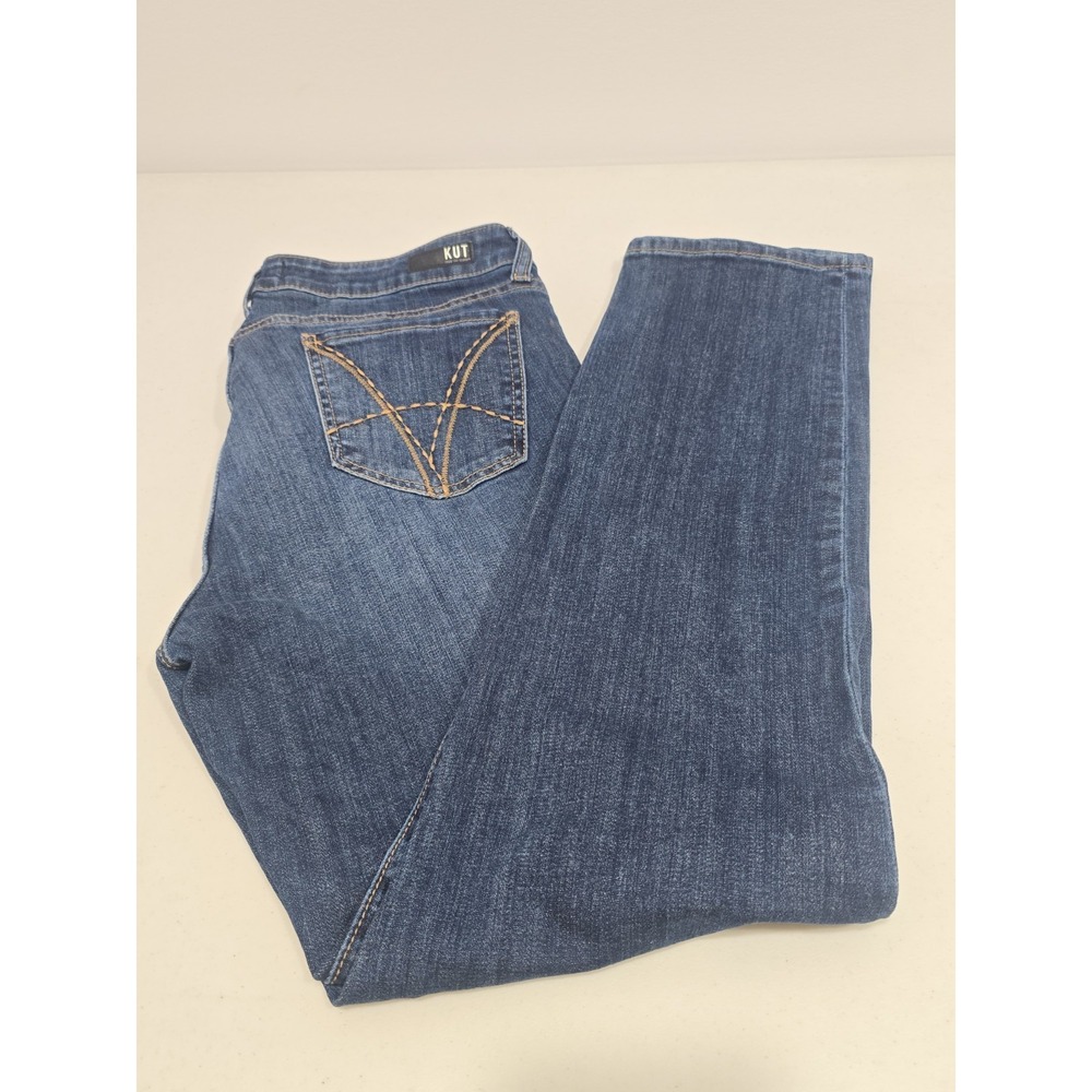 Kut From The Cloth Jeans Womens 12 Catherine Boyfriend Cotton/Spandex